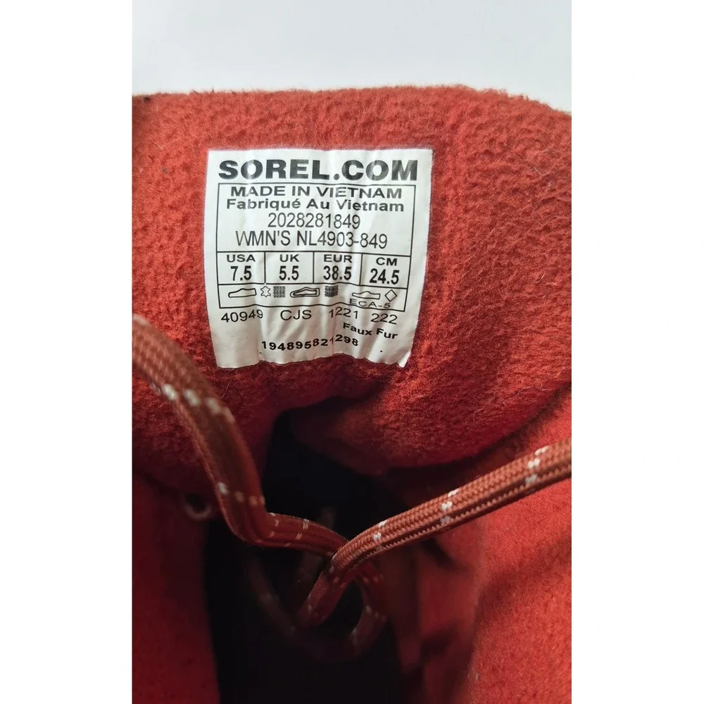 Sorel Kinetic Breakthru Conquest Waterproof Suede Boots Clay Grey NL4903-849 7.5